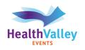 Health Valley Events Logo Spacing White