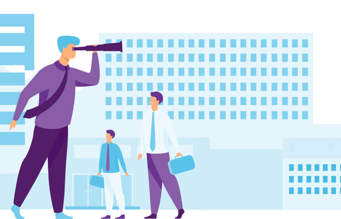 Health Valley Illustratie Toekomst Vooruit Kijken